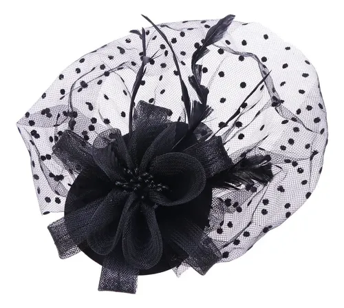 Fascinador For Novia, Sombrero, Pinza For El , Velo De