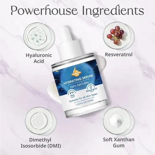 Esencia Hidratante De Resveratrol 100% Natural-100ml