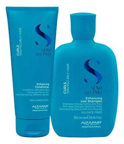 Shampoo 250ml  Acondicionador De 200ml Curls | Semi Di Lino