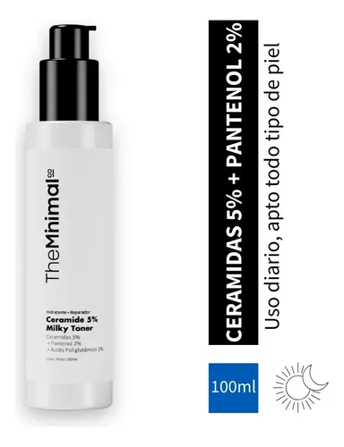 The Minimal Co Ceramide 5% Milky Toner 100ml Hidratante Todo Tipo De Piel Día/noche