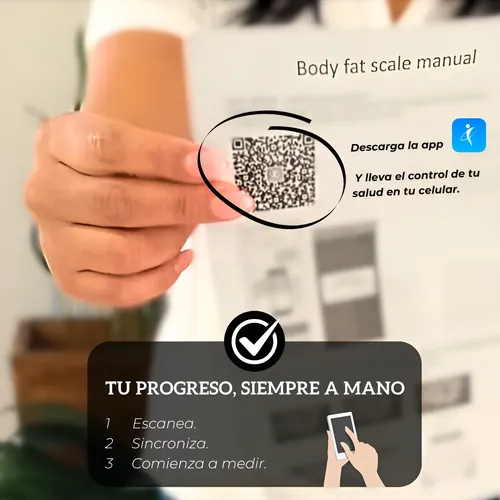 Balanza De Baño Digital Inteligente Bluetooth 180kg Negro