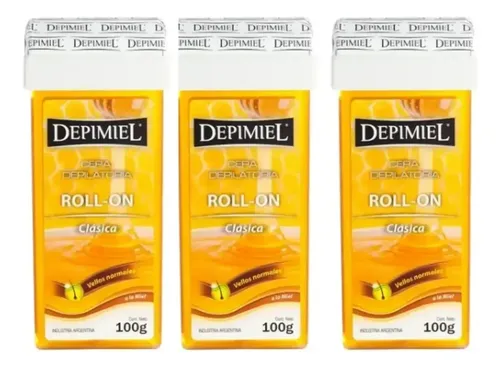 Depimiel Cartuchos Cera Depilatoria Roll-on Clásica X 3u