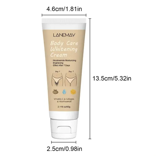 Lanemay 60g Crema Hidratante Y Blanqueadora Corporal