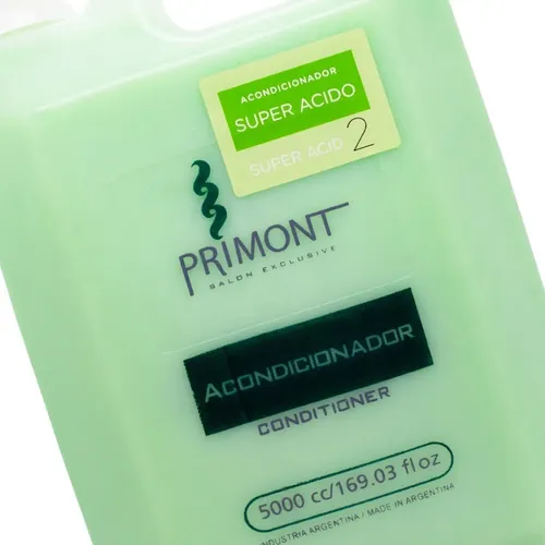 Primont Acondicionador Super Acido Teñidos Peluquería 5lt 3c