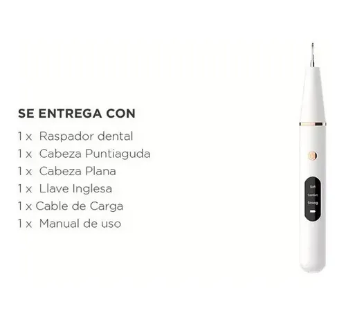 Removedor Cepillo Eléctrico Sónico Elimina Sarro Dental Oral