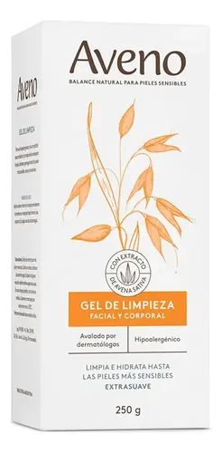 Gel Aveno Limpieza Corporal Higiene Humecta Ttp 250ml