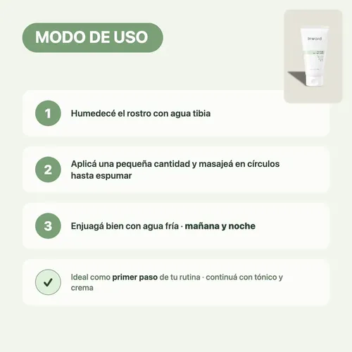 Limpiador Facial Inward Agas Acne Cleansing Foam Espuma Antiacné Ácido Salicílico Cica Fermentada Ph 5.5 150ml Coreano K-beauty Piel Grasa