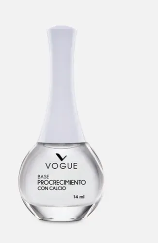 Esmalte de uñas base Vogue Base calcio Efecto Spa de 14mL de 1 unidades color Transparente