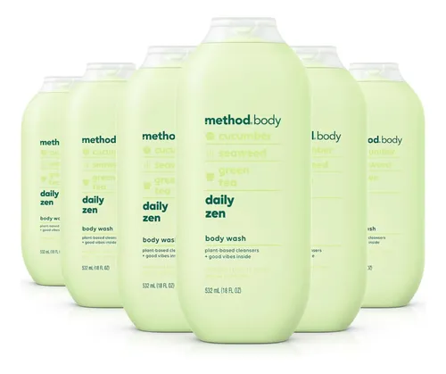 Método De Lavado Corporal Daily Zen, Sin Parabenos Y Ftalato