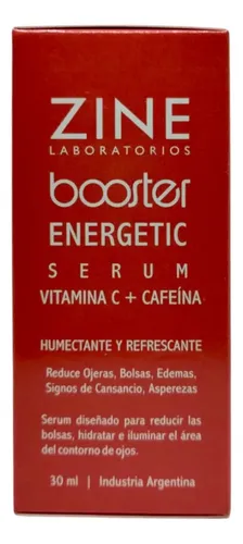 Booster Serum Energetic Vit. C + Cafeina X 30ml Zine Momento De Aplicación Día/noche Tipo De Piel Todo Tipo De Piel