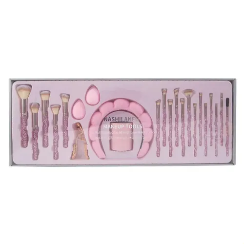 Set De 23 Pinceles De Maquillaje Kit Para Principiantes