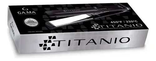 Planchita De Pelo Ga.ma Led 4d Titanio Color Negro