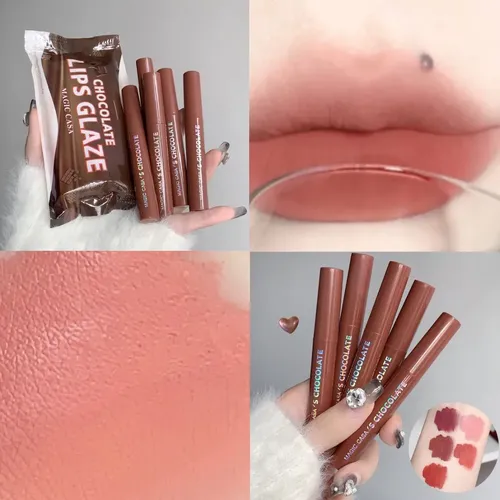 Set X5 Labiales Líquidos Mate Larga Duración 01