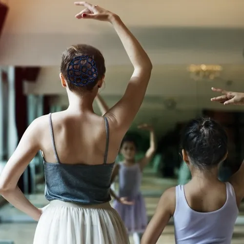 Redes Para Moño Mujer Ballet Patinaje Ganchillo 8uds