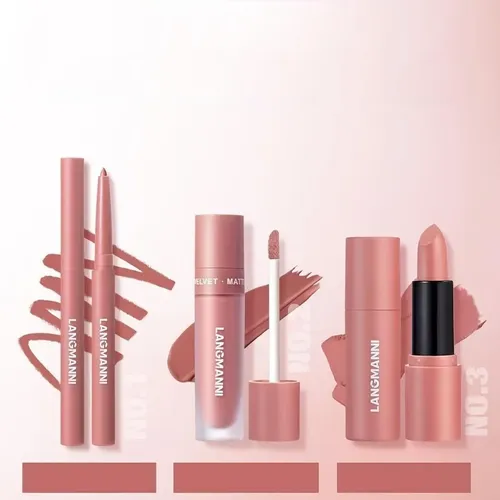 Kit Completo De Maquillaje, Sombra De Ojos Y Lápiz Labial Pa
