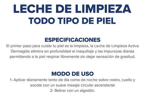Dermaglós Facial Leche De Limpieza 200 Ml Pieles Sensibles
