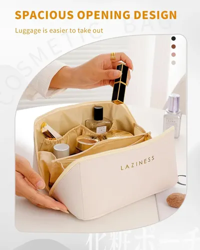 Neceser Cuero Pu Porta Cosmeticos Maquillaje Viaje Bolso