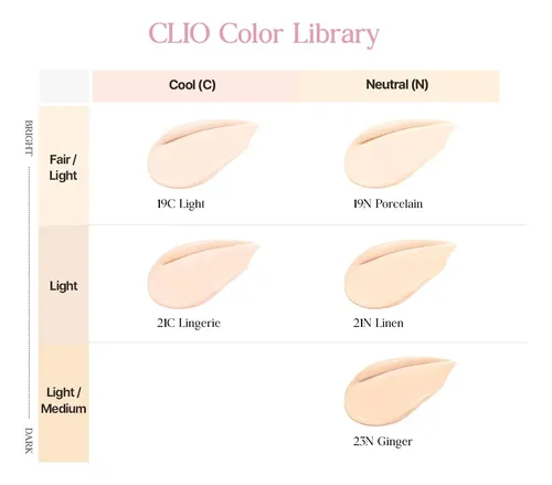 Clio Kill Cover Mesh Glow Essential Cushion+refill