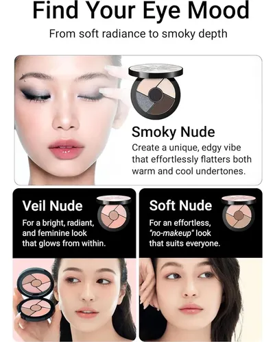 Paleta De Sombras Jung Saem Mool Artist Eye Core Smoky Nude