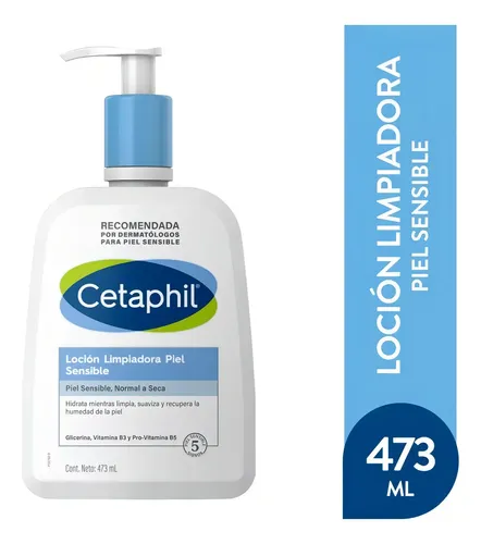 Cetaphil Locion Limpiadora Facial Piel Sensible 473ml