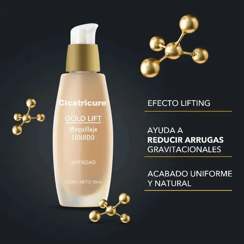 Cicatricure Base De Maquillaje Gold Lift Tono Medium 30 Ml