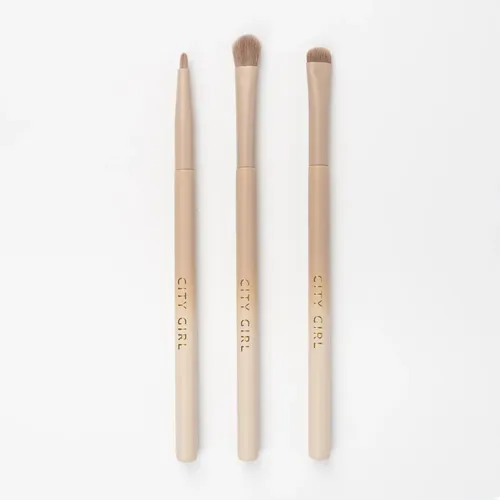3 Brochas De Maquillaje City Girl Perfect Mood Set
