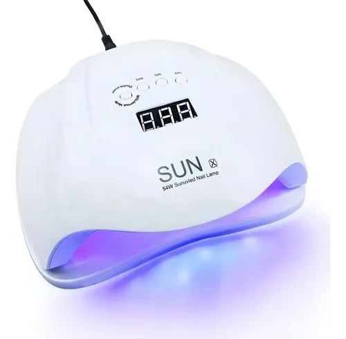 Cabina Uñas Profesional Uv Led 54w Sun X Semi-gel-acrilico Color Blanco