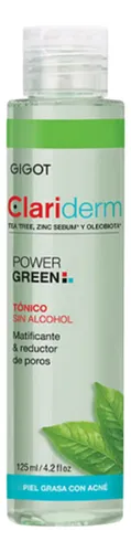 Gigot Clariderm Power Green Tonico Facial S/alcohol 125 Ml.