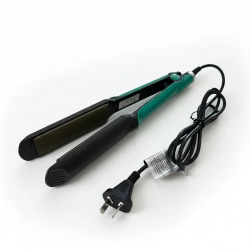 Plancha De Pelo Om Rizador De Cabello Profesional Ancha