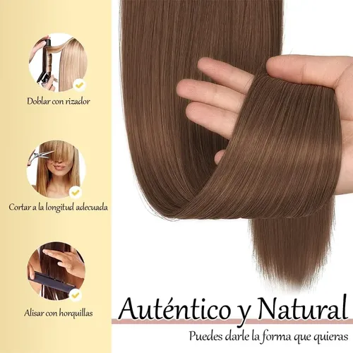 Extensiones De Cabello Lacio Cola De Caballo Natural 22