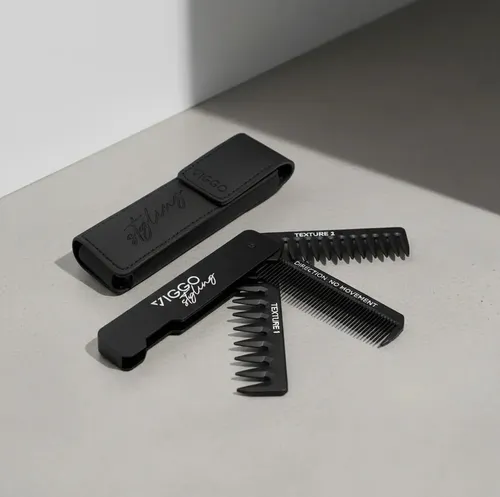 Peine Plegable Viggo Styling Profesional Estuche Vg0029