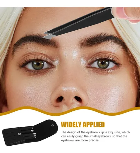 // Pinzas De Acero Inoxidable Para Cejas Y Depilación Facial