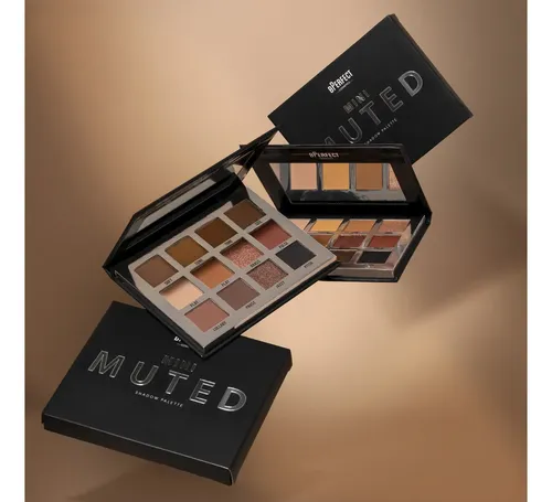 Paleta De Sombras Bperfect Mini Muted 12 Tonos Neutros