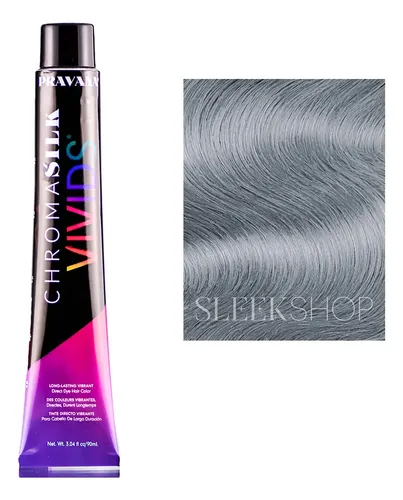 Tinte De Pelo Pravana Chromasilk Vivids Creme Smokey Silver