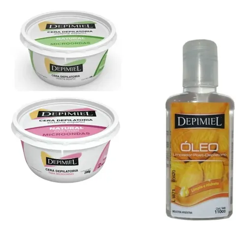 Cera En Pote P/microondas Depimiel X3un+oleo 110cc-sucerita