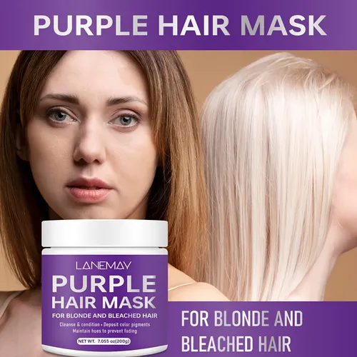 Tratamiento Violeta Para Cabello Rubio Y Dañado