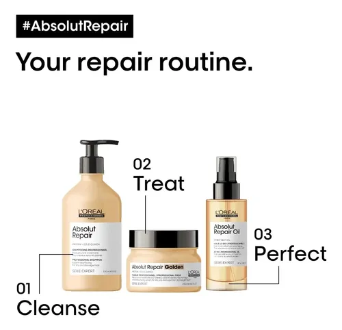Mascarilla Capilar L’oreal Professionnel Absolut Repair Gold