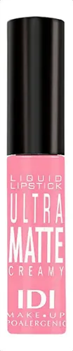 Labial Líquido Ultra Matte Creamy Hipoalergénico Idi Make Up Color 13 – Pure Pink
