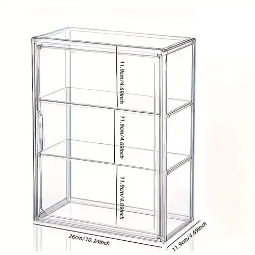 Caja De Presentación De Almacenamiento Transparente A .
