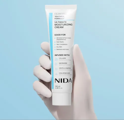 Nida Crema Coreana Piel Porcelana, Hisluronico, Colageno
