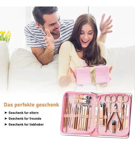Kit De Manicura Y Pedicura De 26 Piezas