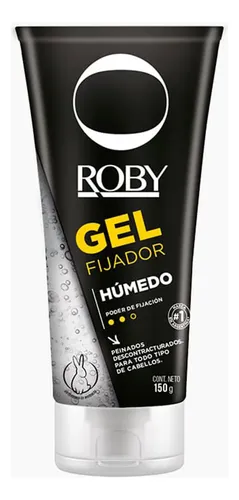 Fijador Para El Cabello Roby Gel Húmedo 150 Gr
