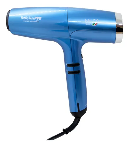 Babyliss Pro Secador De Pelo Falco Italy Nano Titanium Xl Color Celeste 2000w