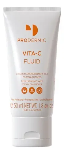 Prodermic Vita-c Fluid 50 Ml Antioxidante C/micronutrientes Momento De Aplicación Día/noche Tipo De Piel Todo Tipo De Piel