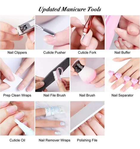 Kit De Esmalte En Gel Y Lámpara Uv Led 48w Vishine Sunone