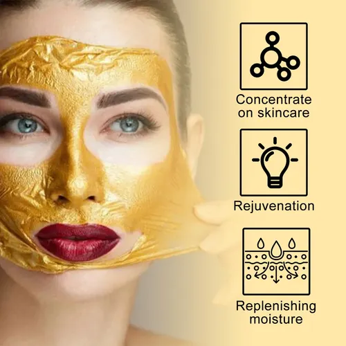 Mascarilla De Oro Con Retinol Que Limpia Profundamente Los