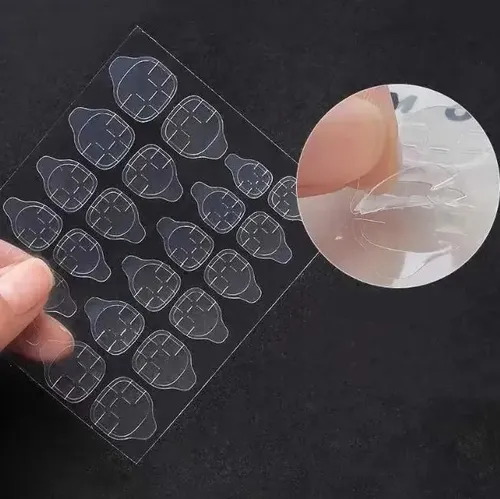 X10 Sticker Adhesivo Pegamento Para Tips Uñas Postizas Cinta