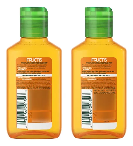 Tratamiento De Aceite Marroquí Garnier Sleek & Shine, 3.75 O
