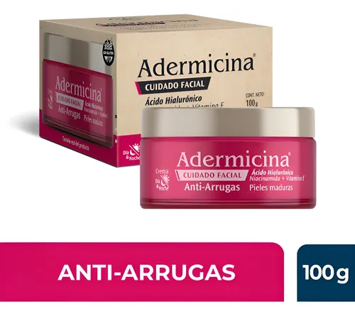 Adermicina Cuidado Facial Anti Arrugas X 100grs