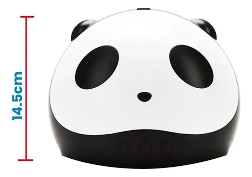 Cabina Panda Para Uñas Uv 36w 12 Luces Led Manicuría Manos Color Blanco/Negro